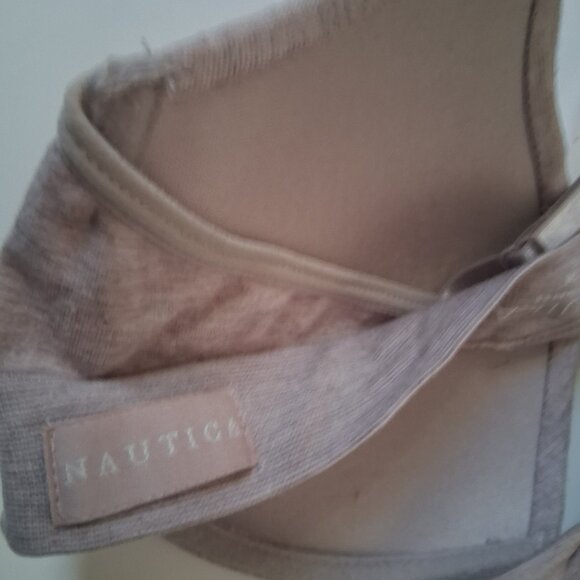 Women's beige Nautica tshirt bra size 34C - Picture 2 of 3